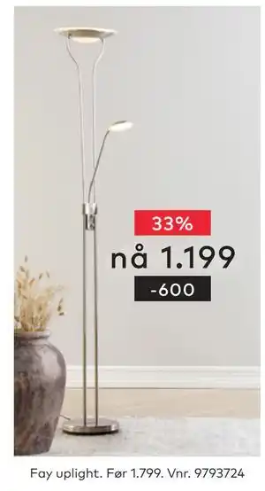 Skeidar Fay uplight tilbud