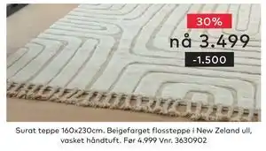 Skeidar Surat teppe tilbud