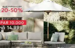 Skeidar Portefino parasoll tilbud