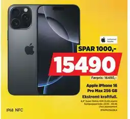 POWER Apple iPhone 16 Pro Max 256 GB tilbud