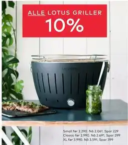 Skeidar ALLE LOTUS GRILLER tilbud
