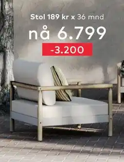 Skeidar Loungestol tilbud