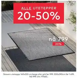 Skeidar Stavern uteteppe tilbud
