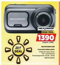 POWER 422 GW DASH CAM tilbud