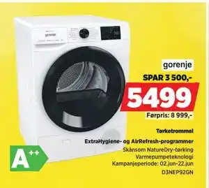 POWER Tørketrommel tilbud