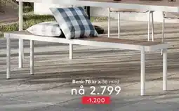 Skeidar Sittebenk tilbud