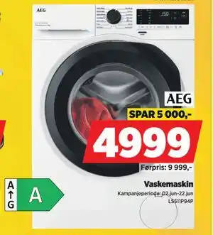 POWER Vaskemaskin tilbud