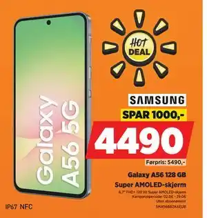 POWER Galaxy A56 128 GB tilbud