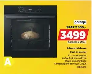 POWER Integrert stekeovn tilbud