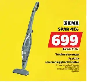 POWER Trådløs Støvsuger tilbud
