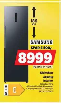 POWER Kjøleskap tilbud