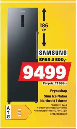 POWER Fryseskap tilbud