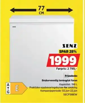 POWER Fryseboks tilbud