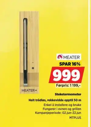 POWER Steketermometer tilbud