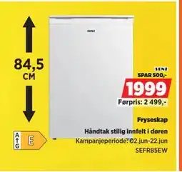 POWER Fryseskap tilbud