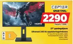 POWER 27 gamingskjerm tilbud