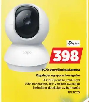 POWER TC70 overvåkningskamera tilbud