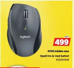 POWER M705 trådløs mus tilbud