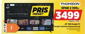 POWER 43 UHD Google TV tilbud