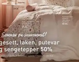 Kid Interiør Kensington krepp sengesett tilbud