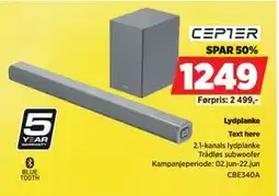 POWER Lydplanke tilbud