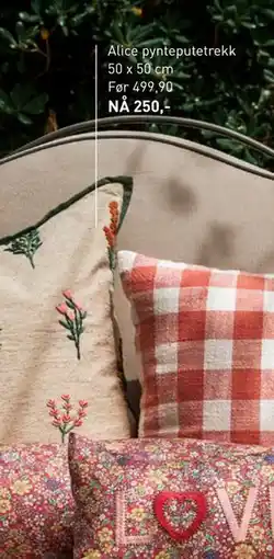 Kid Interiør Alice pynteputetrekk tilbud
