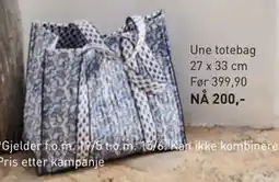Kid Interiør Une totebag 27 x 33 cm tilbud