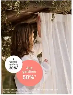 Kid Interiør Alle gardiner tilbud