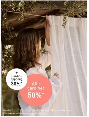 Kid Interiør Alle gardiner tilbud