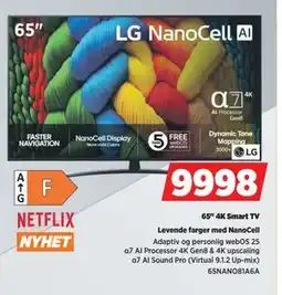 POWER 65 4K Smart TV tilbud