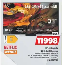 POWER 55 4K Smart TV tilbud