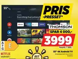 POWER 55 4K Android TV tilbud