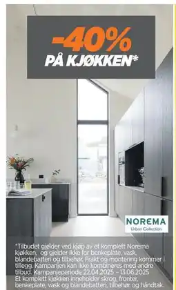 POWER 40% PÅ KJØKKEN tilbud