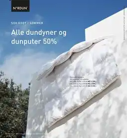 Kid Interiør Alle dundyner og dunputer 50% tilbud