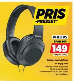 POWER Kablede hodetelefoner tilbud