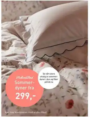 Kid Interiør Sommerdyner tilbud