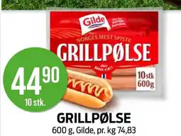 Kiwi GRILLPØLSE tilbud