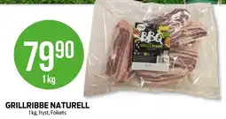 Kiwi GRILLRIBBE NATURELL tilbud