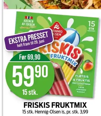 Kiwi FRISKIS FRUKTMIX tilbud
