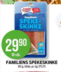 Kiwi FAMILIENS SPEKESKINKE tilbud