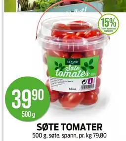 Kiwi SØTE TOMATER tilbud