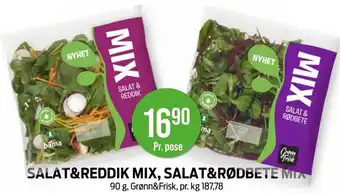 Kiwi SALAT&REDDIK MIX, SALAT&RØDBETE MIX tilbud