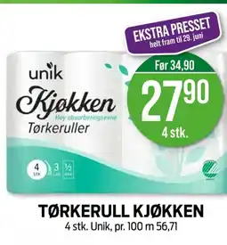Kiwi TØRKERULL KJØKKEN tilbud