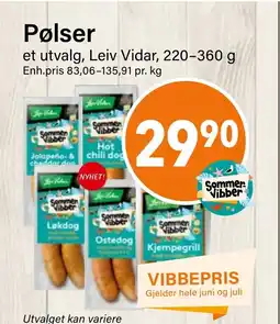 Nærbutikken Pølser tilbud