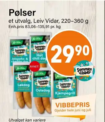 Nærbutikken Pølser tilbud