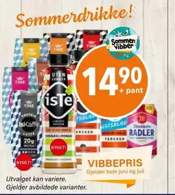 Nærbutikken Utvalget kan variere. Gjelder avbildede varianter. tilbud