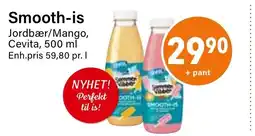 Nærbutikken Smooth-is Jordbær/Mango, tilbud