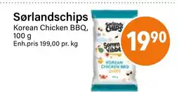 Nærbutikken Sørlandschips tilbud