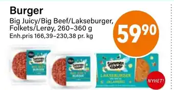 Nærbutikken Burger tilbud