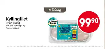 Nærbutikken Kyllingfilet tilbud